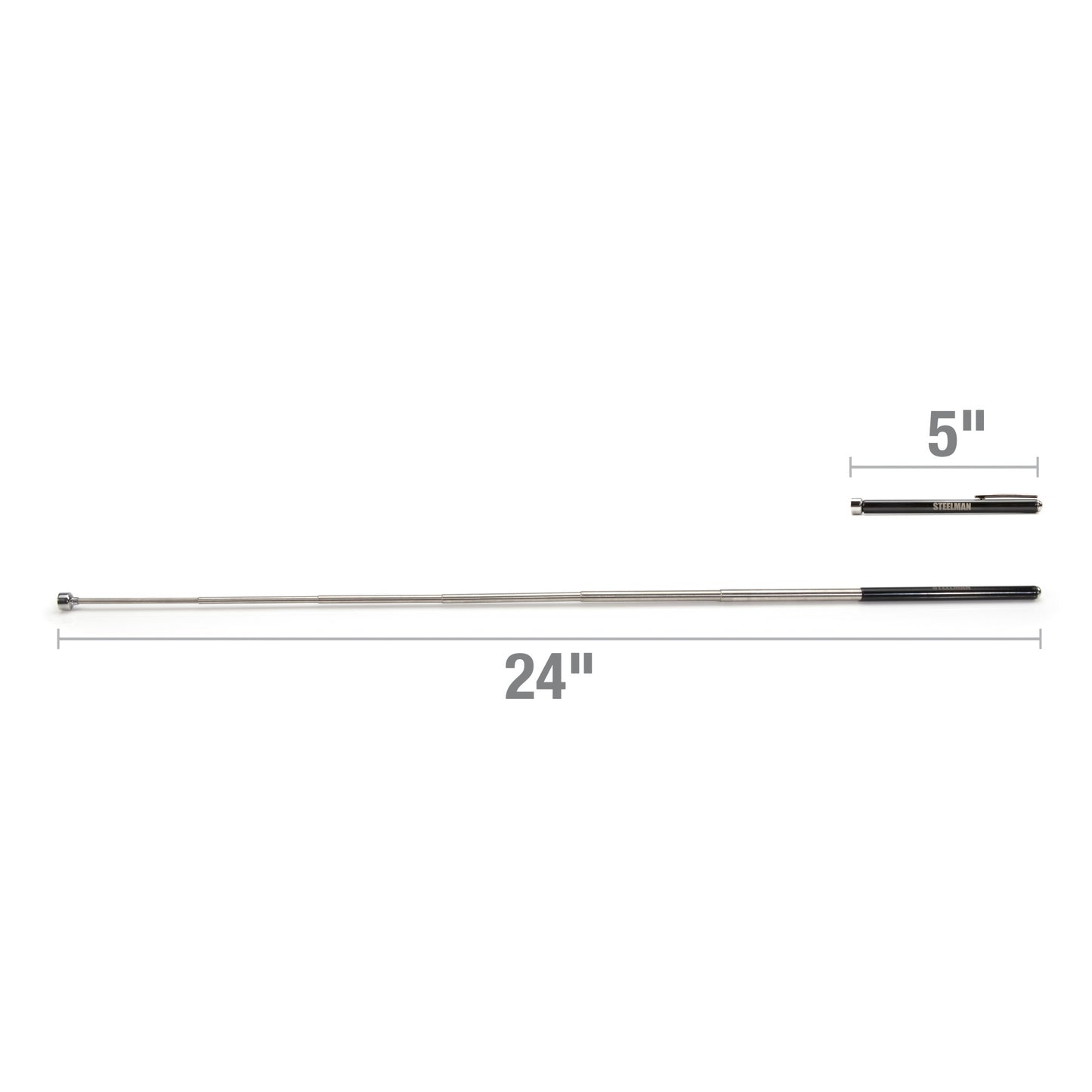 24-Inch Telescoping 3.5-Pound Hold Magnetic Pickup Tool