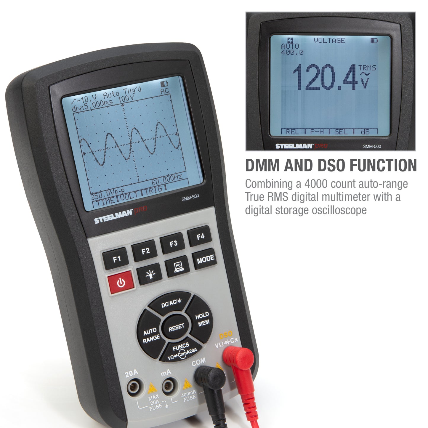 SMM-500 Digital Oscilloscope and Current Meter