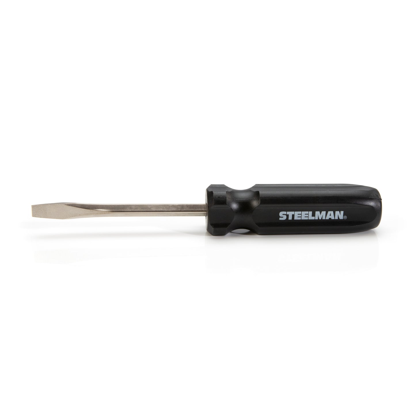 1/4-inch x 4-inch Slotted Tip Screwdriver with Fluted Handle