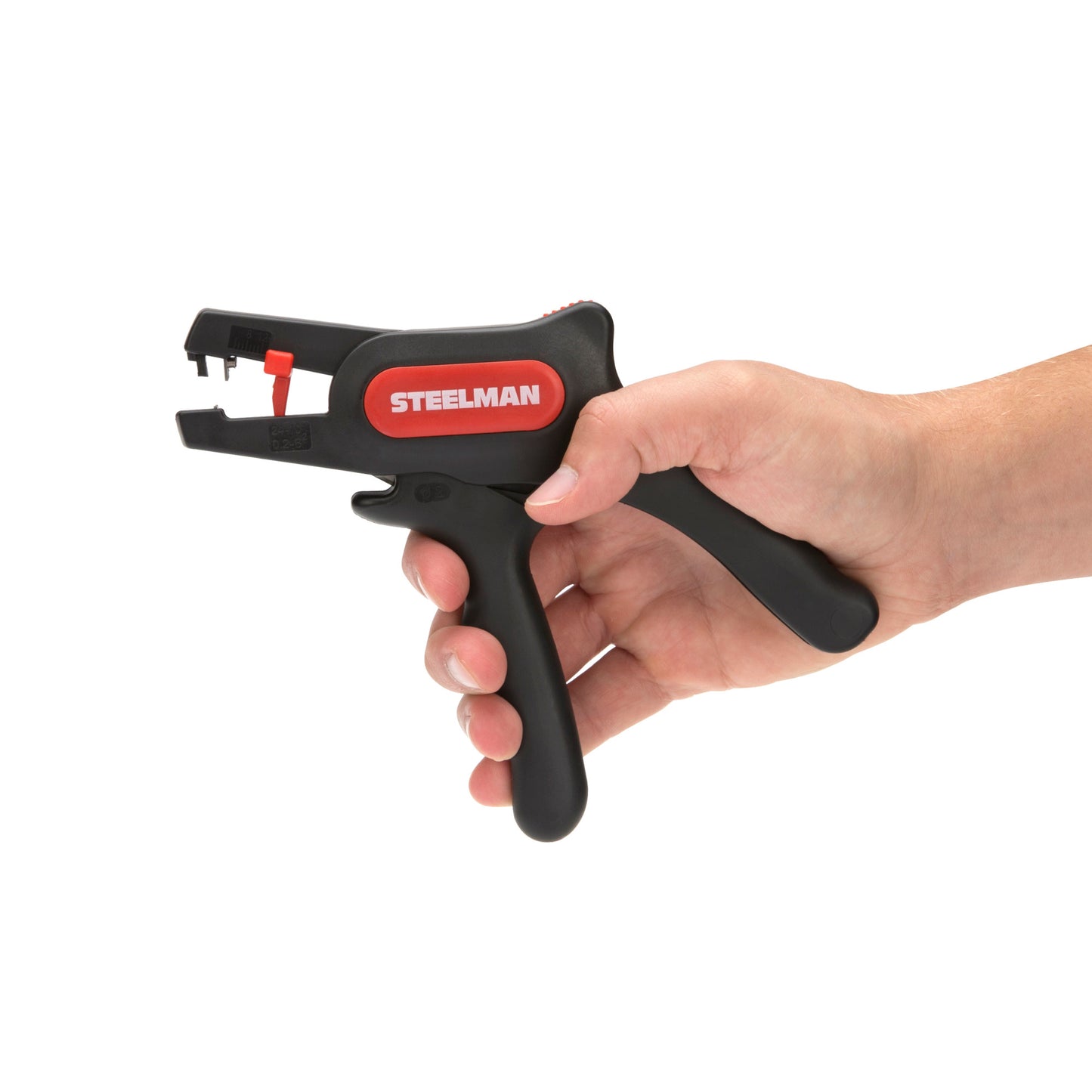Self-Adjusting Pistol Grip Wire Stripper and Cutter