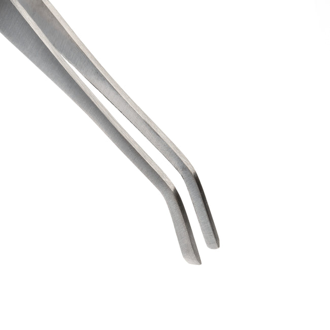 6-inch Angled Sharp Tip Self-Closing Utility Tweezers