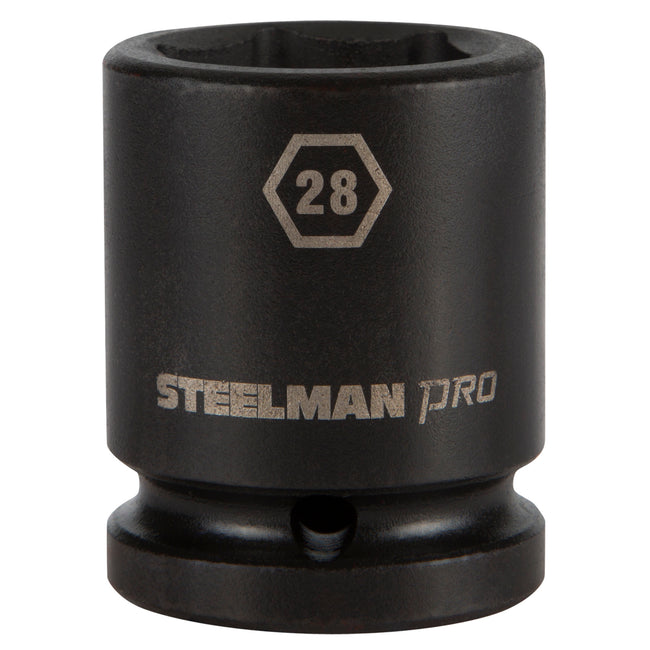 3/4-Inch Drive 6-Point 28mm Impact Socket