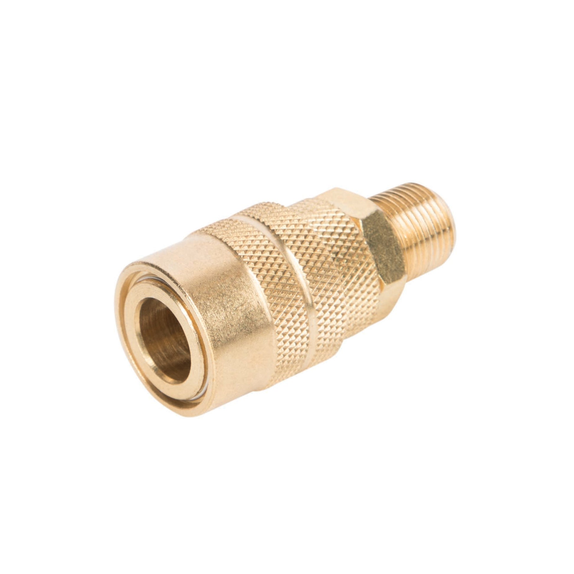 Steelman 1/4-Inch Brass Coupler With 1/4-In Male Npt Threads, 10