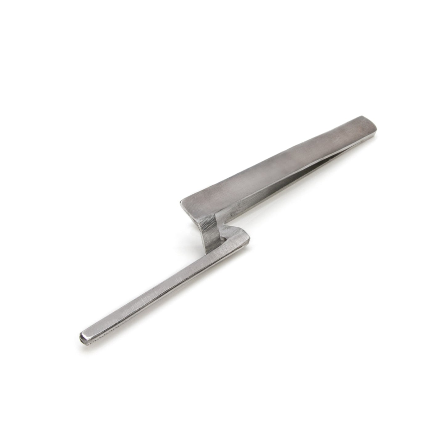 6-inch Rounded Tip Offset Self-Closing Utility Tweezers