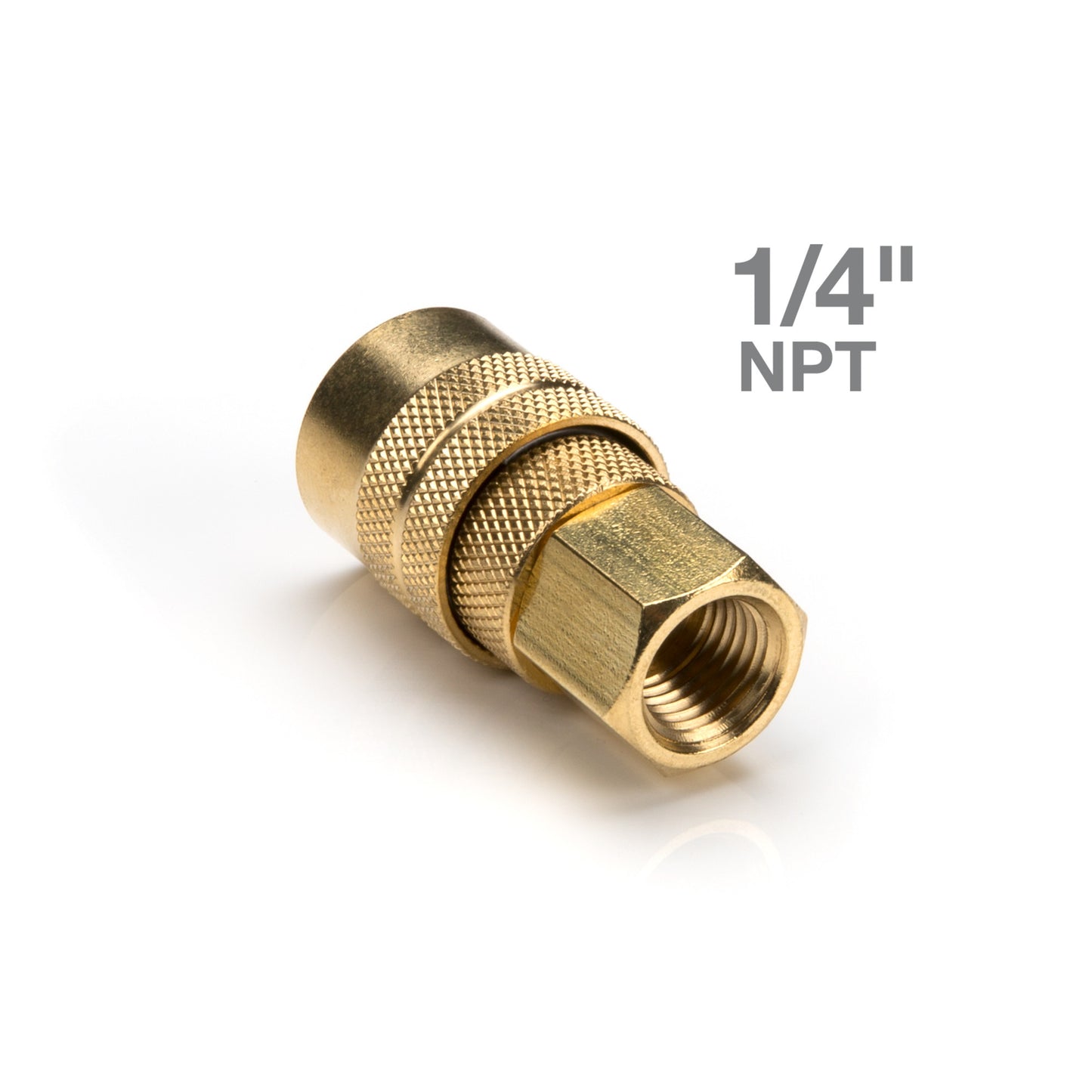 20-Piece 1/4-Inch NPT Solid Brass Coupler and Steel Plug Pack