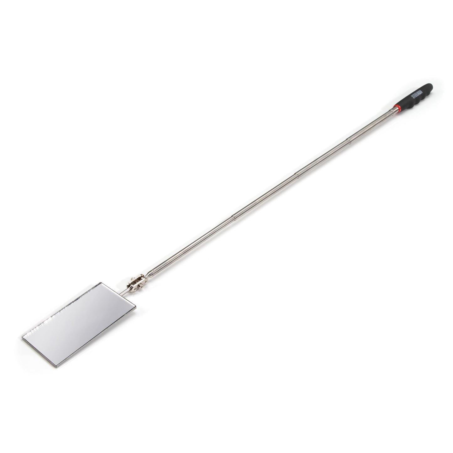 30-inch Telescoping 2-Inch x 3.5-Inch Articulating Inspection Mirror