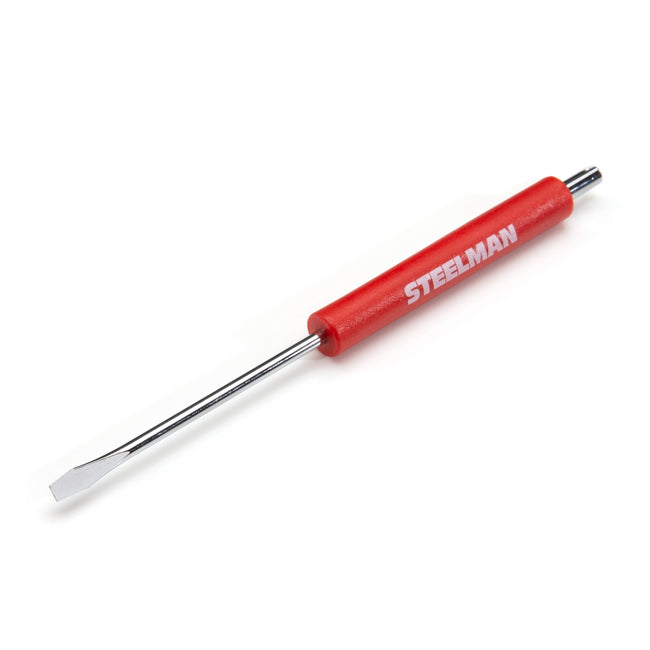 Screwdriver with Valve Core Tool