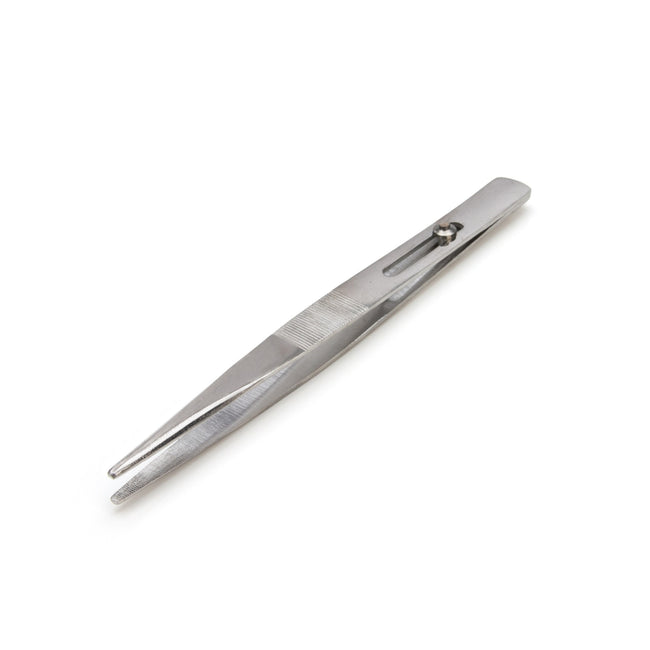 6-inch Slide-Locking Straight Rounded Tip Utility Tweezers