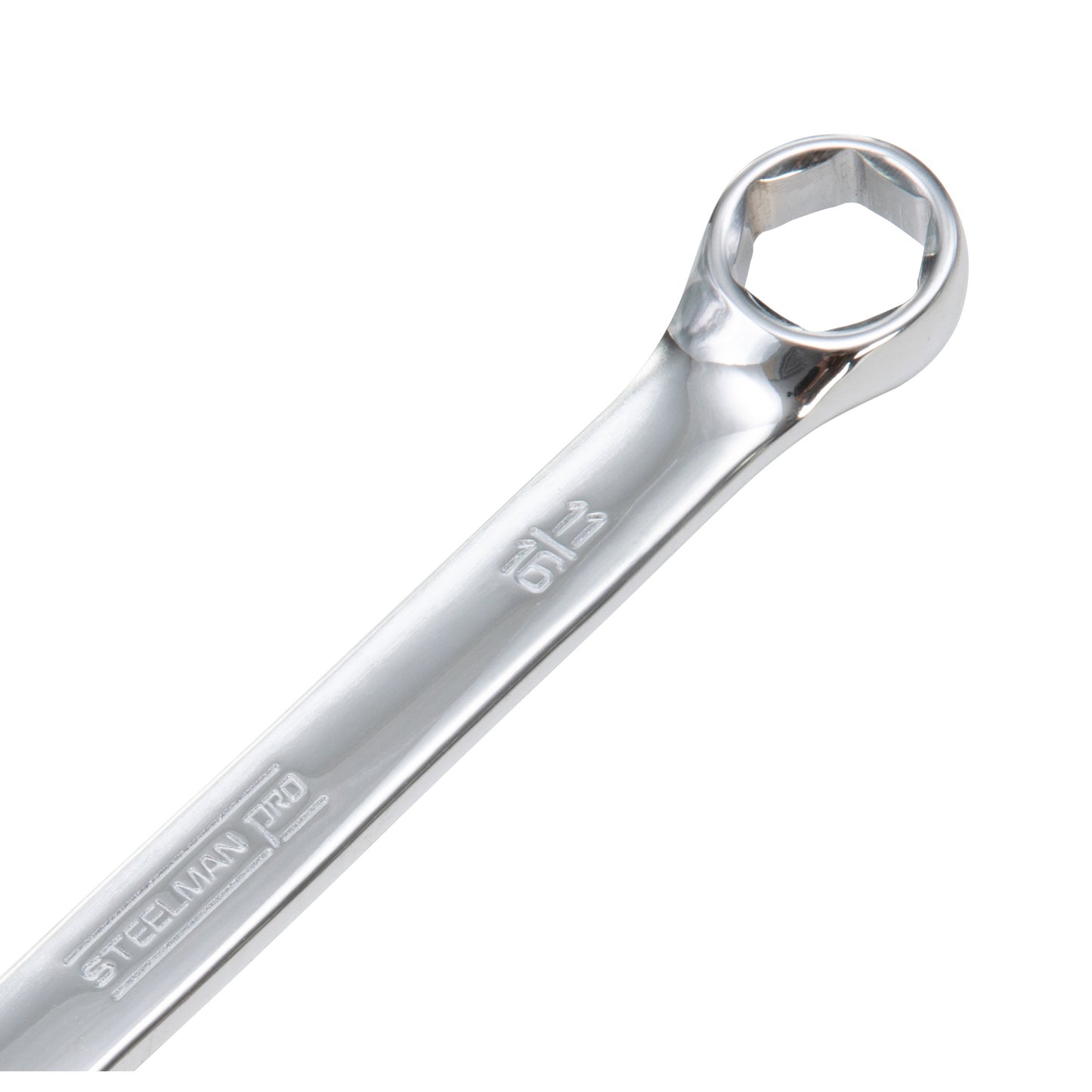 11/16-inch Full Polish SAE Combination Wrench with 6-Point Box End