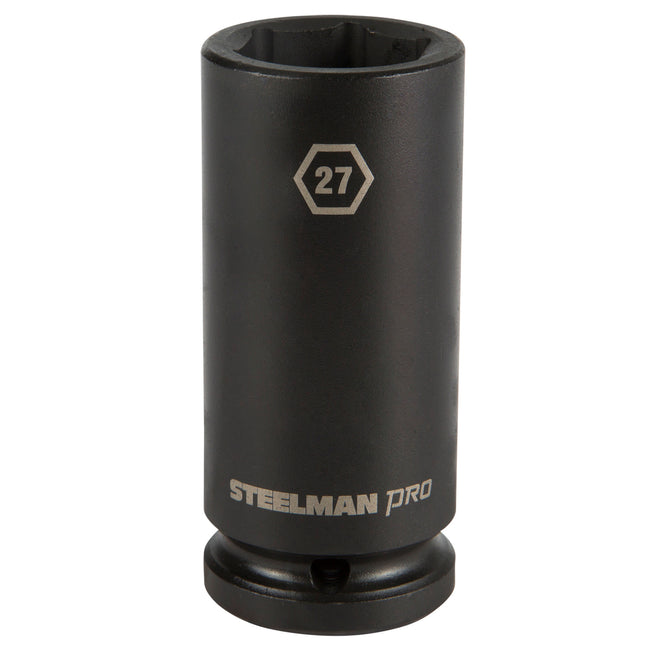 3/4-Inch Drive 6-Point 27mm Deep Impact Socket