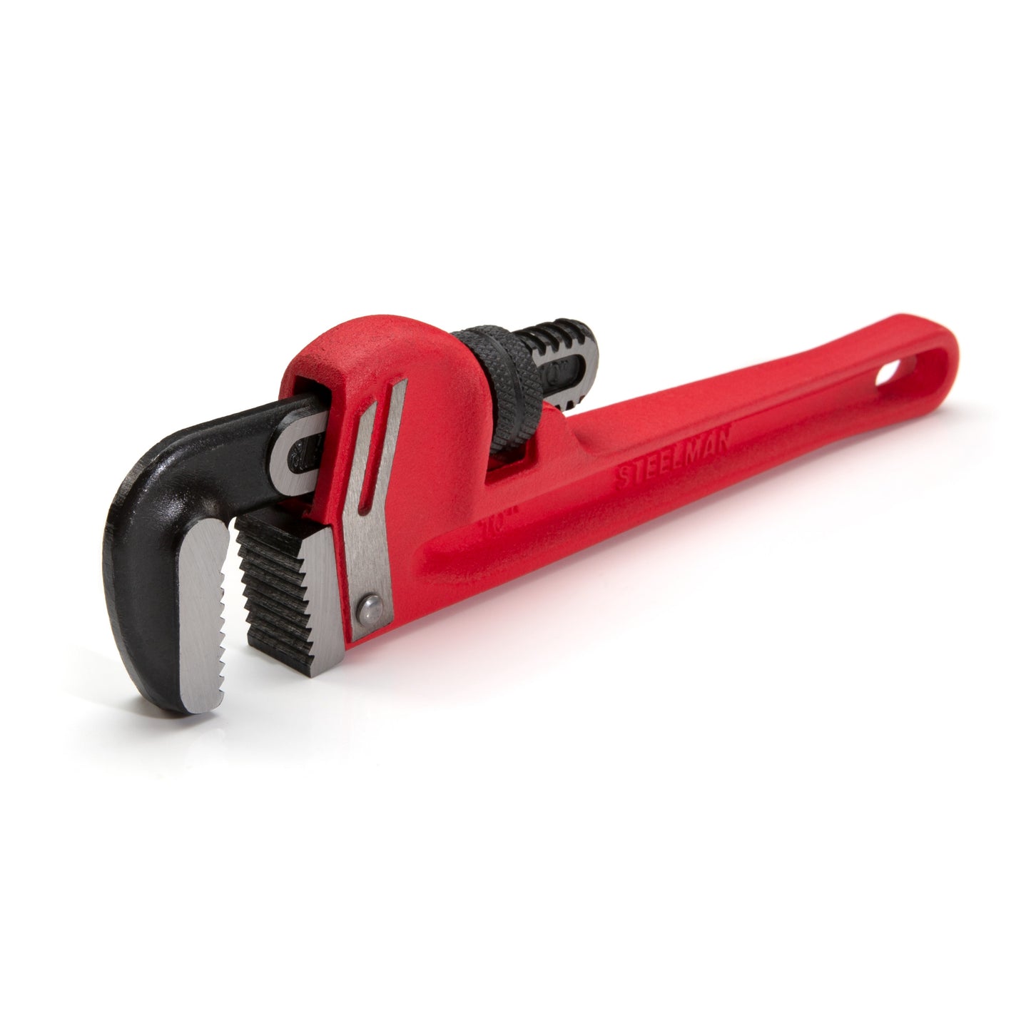 10-inch Heavy-Duty Cast Iron Straight Handle Pipe Wrench