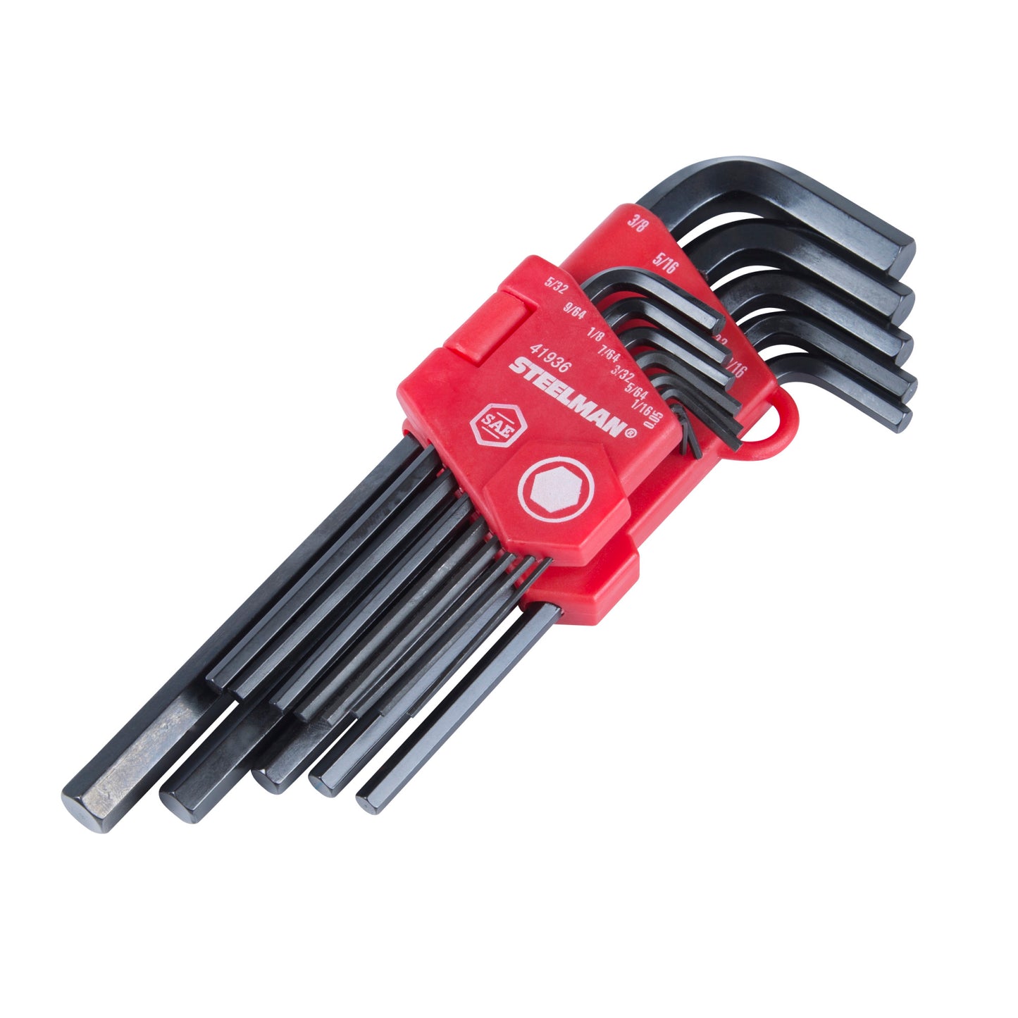 13-Piece Long Arm Hex Key Wrench Set, Inch (SAE)