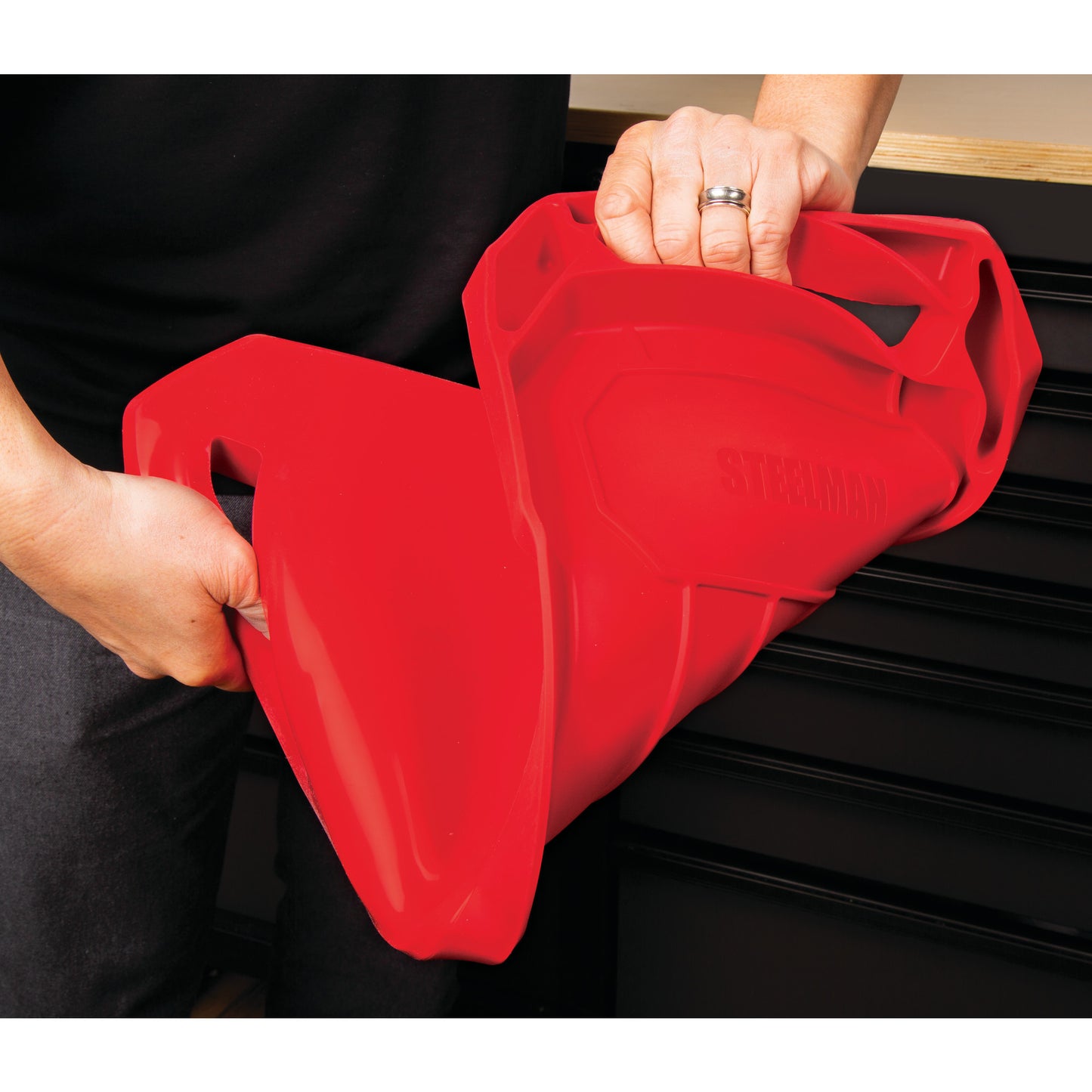 Large 21.8 x 11.8-inch Silicone Tool and Hobby Tray
