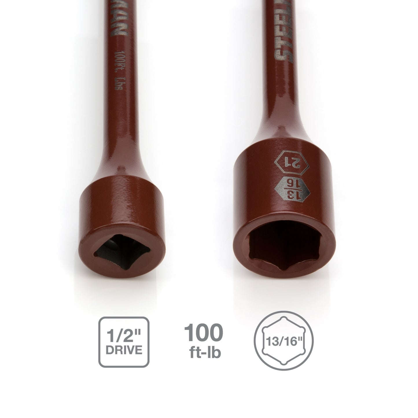 1/2-Inch Drive x 13/16-Inch 100 ft-lb Torque Stick, Dark Brown