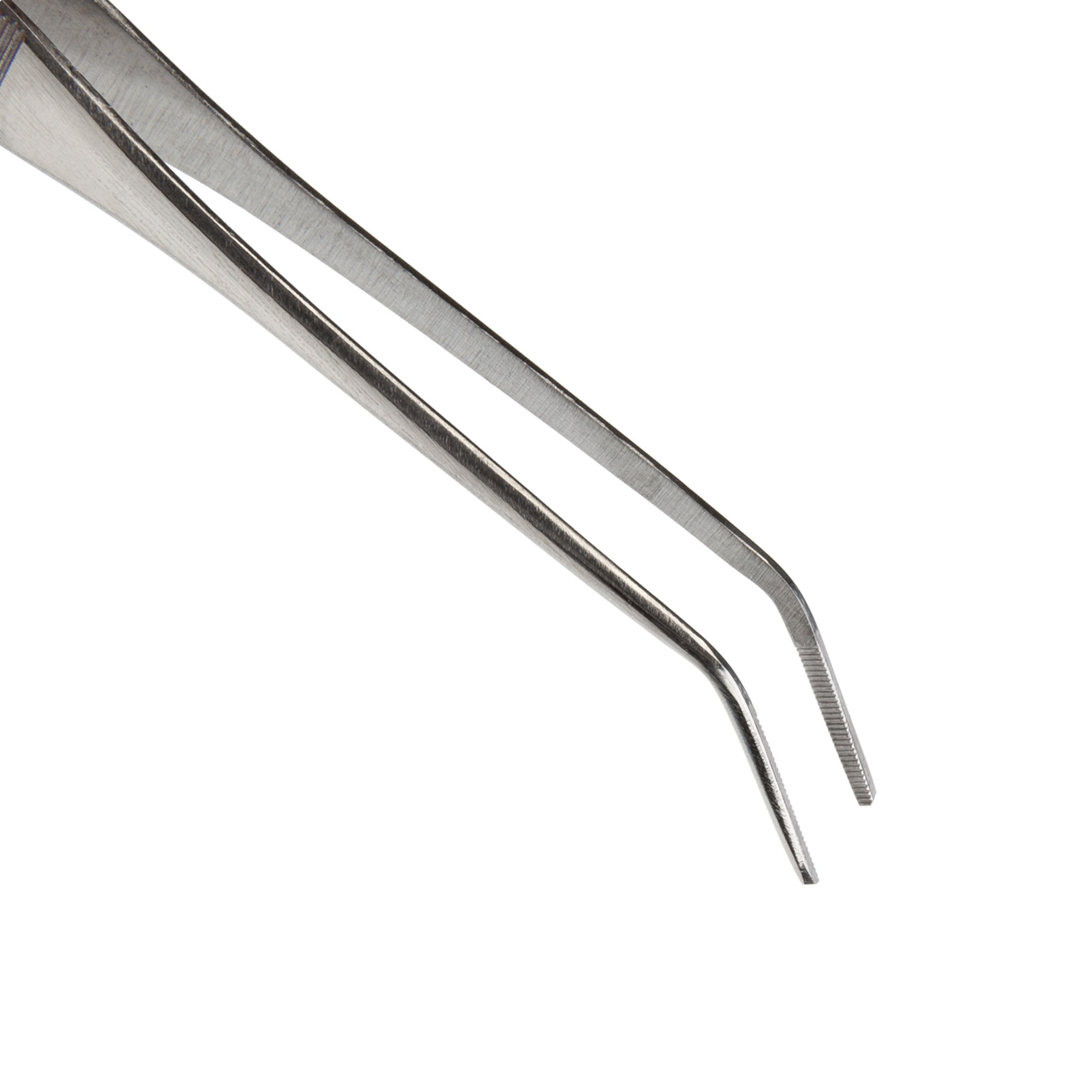 Steelman 05605 6.75-Inch Angled Sharp Tip Tweezers
