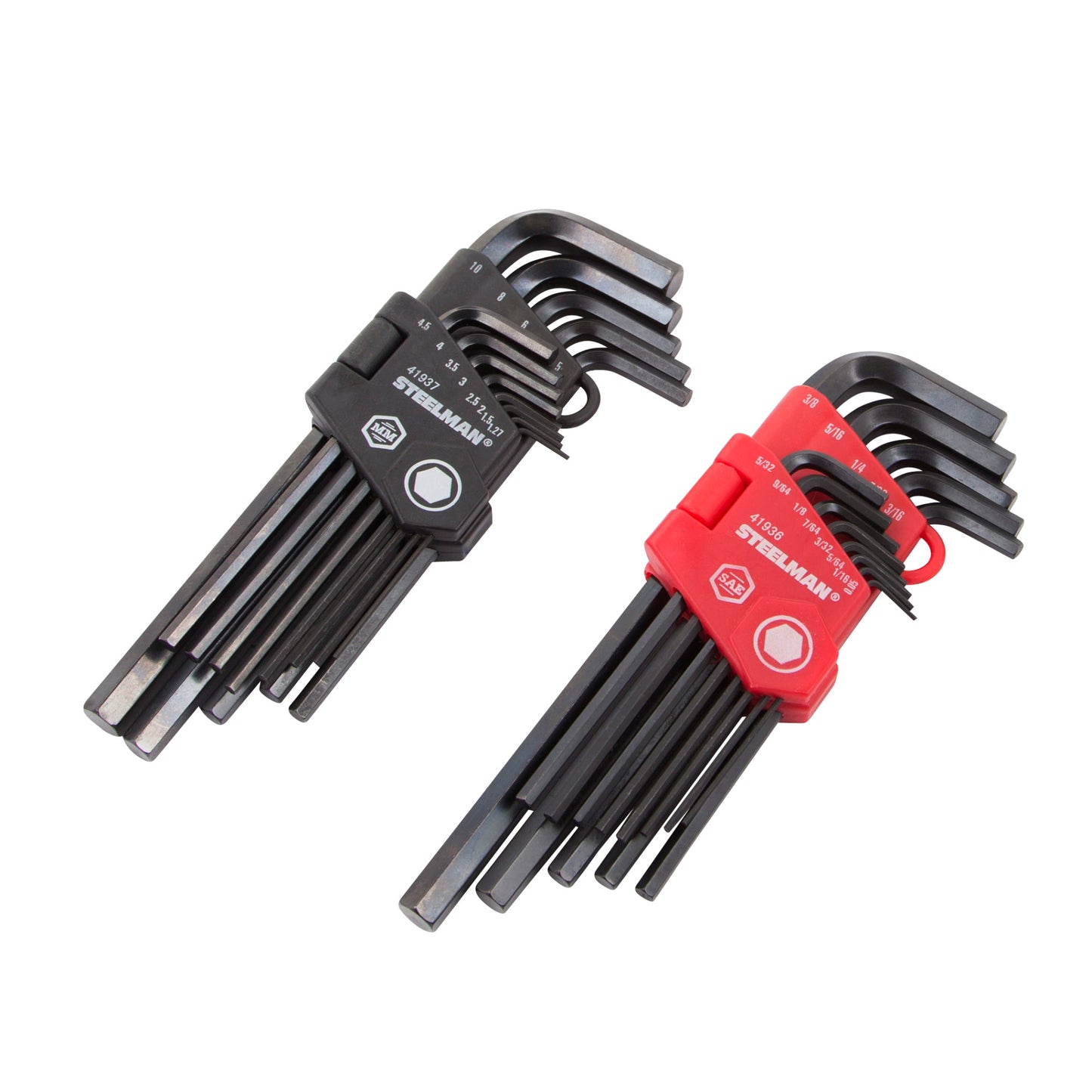 26-Piece Long Arm Hex Key Inch/Metric Wrench Set