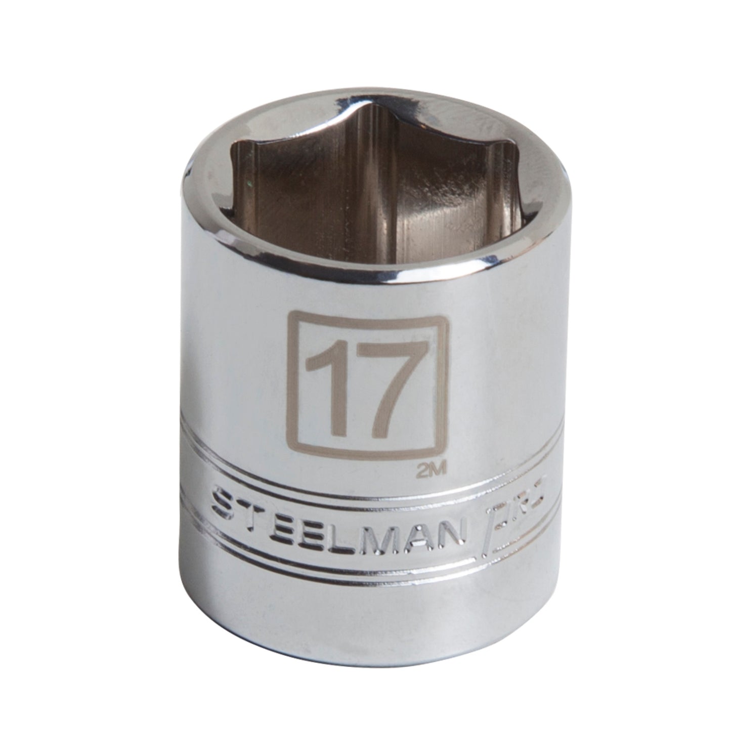 3/8-inch Drive by 17mm 6-Point Shallow Socket