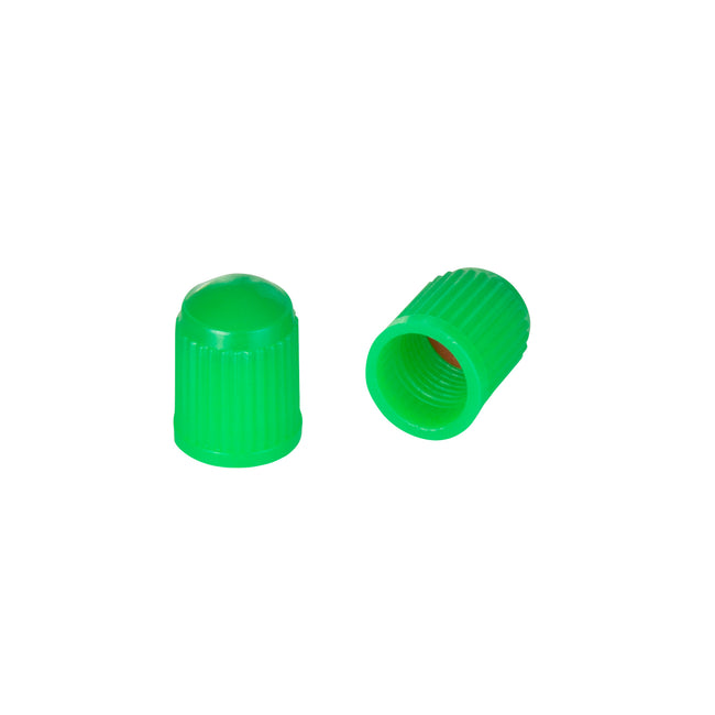 TPMS Green Plastic Cap with Seal, 100-pack