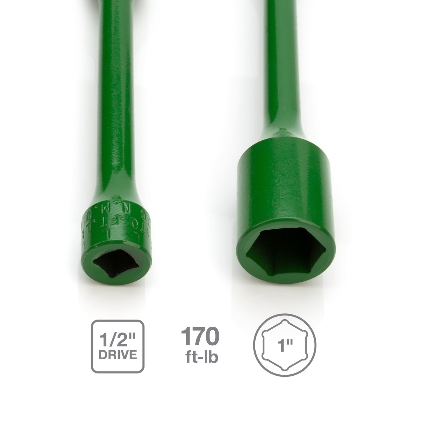 1/2-inch Drive x 1-inch 170 ft-lb Torque Stick - Green