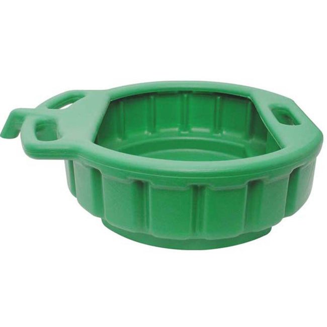 4.5-Gallon Green Plastic Radiator Drain Pan