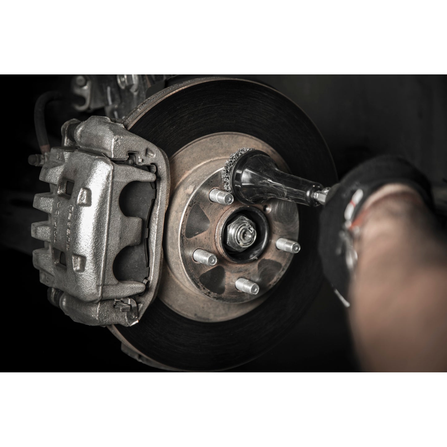 Cleaning, Polishing, and Resurfacing Kit for Wheel Hubs, Brake Rotors, and Wheel Studs