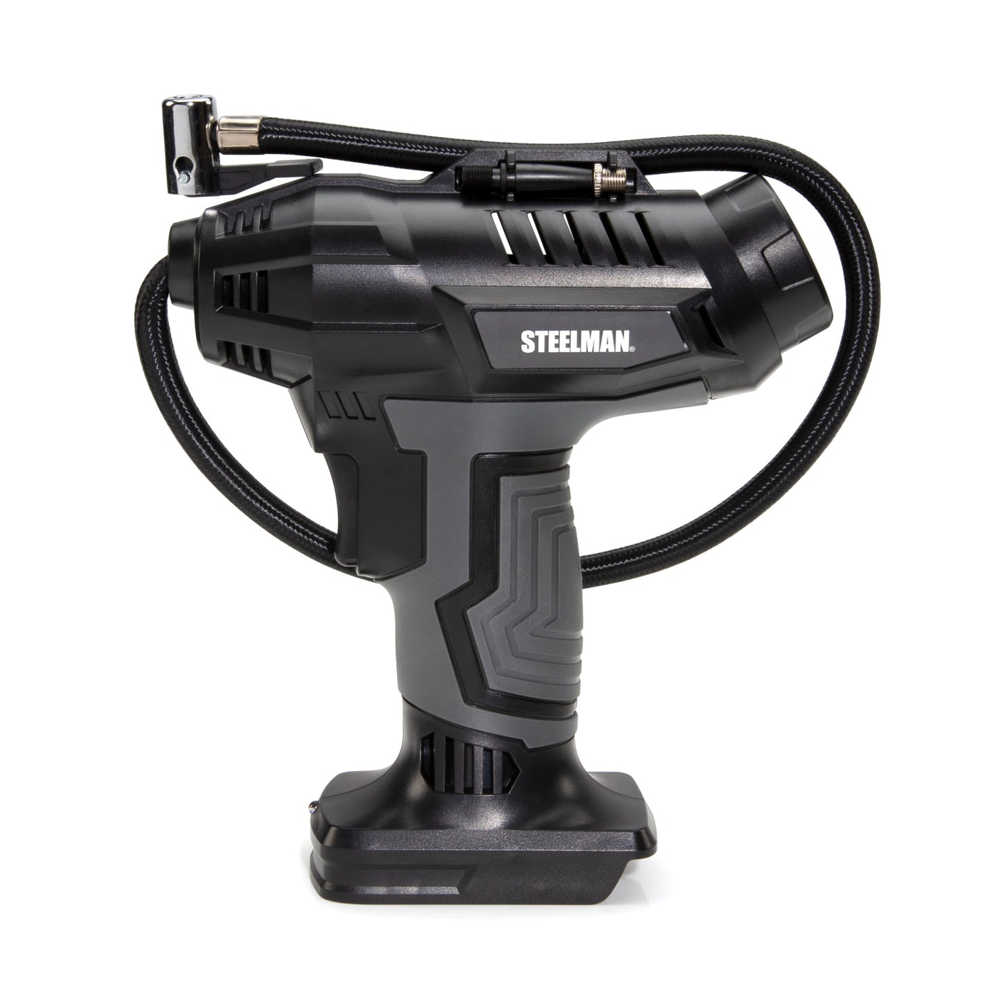 Steelman 20V Cordless 160 Max PSI Tire Inflator with 19-inch Braided Hose