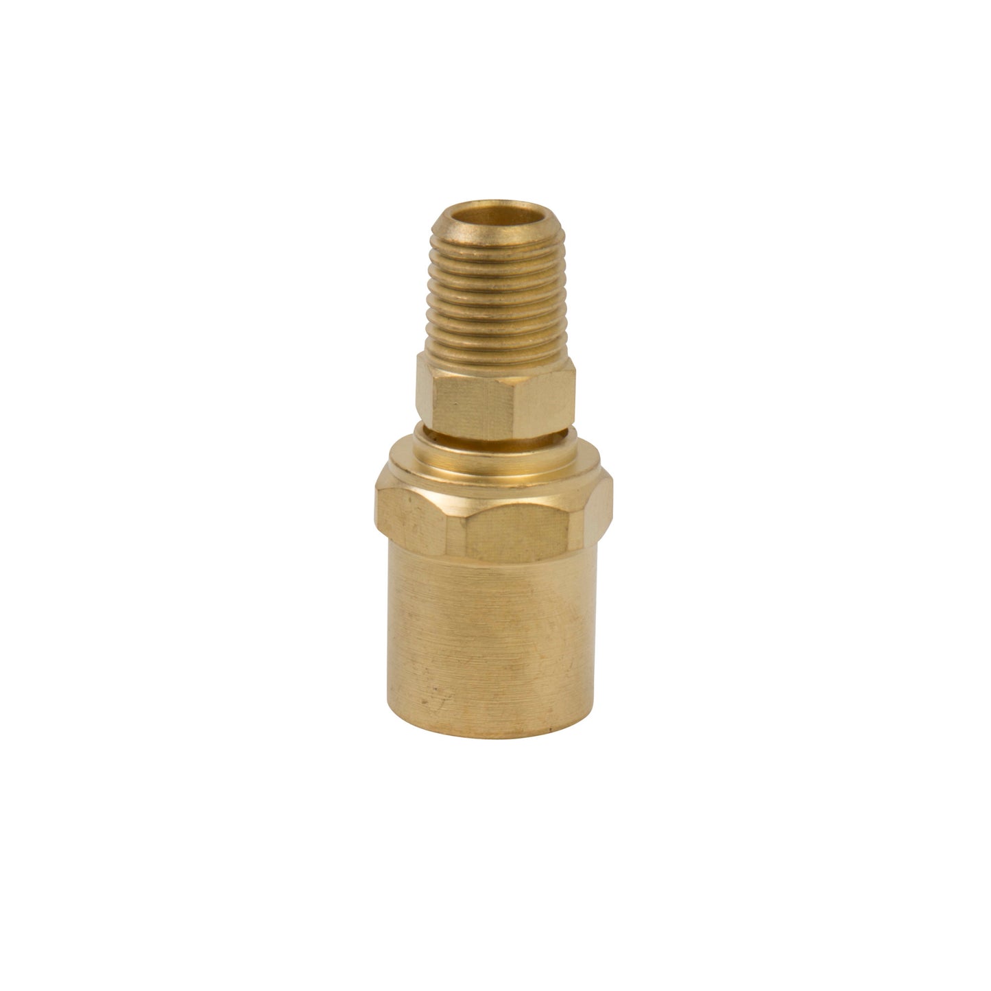3/8-Inch ID Reusable Brass Pneumatic Hose Fitting