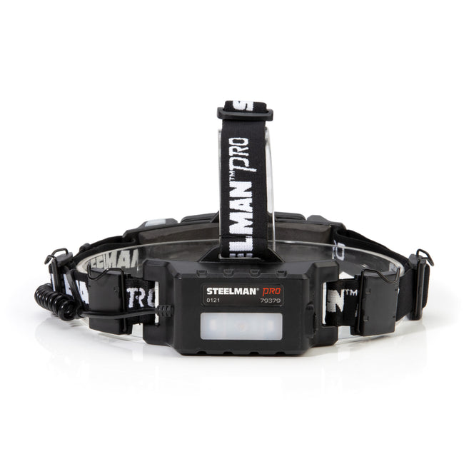 Motion-Activated Rechargeable Focusing Headlamp with Rear Safety Light