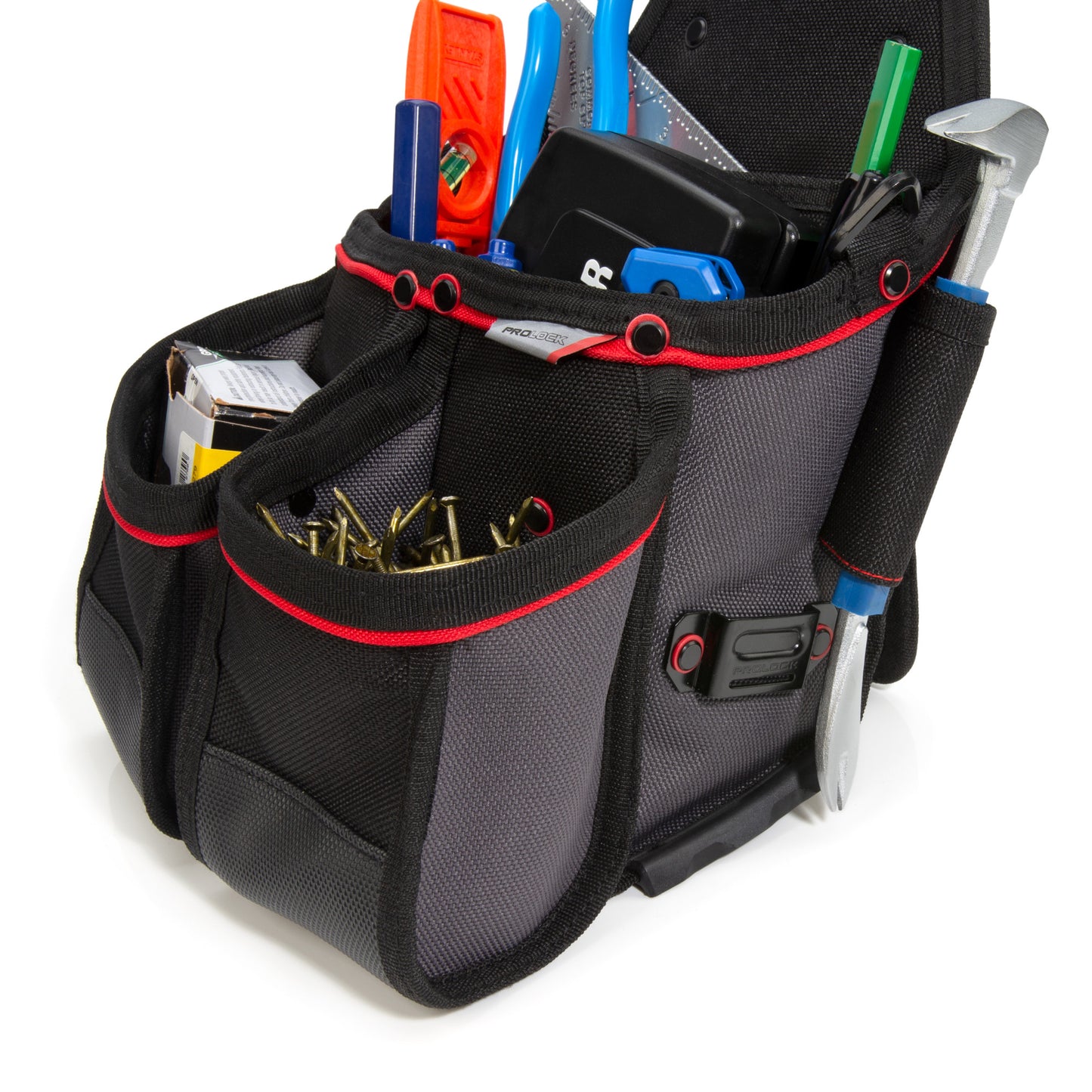 13-Compartment Framer Pouch with Hammer Loop
