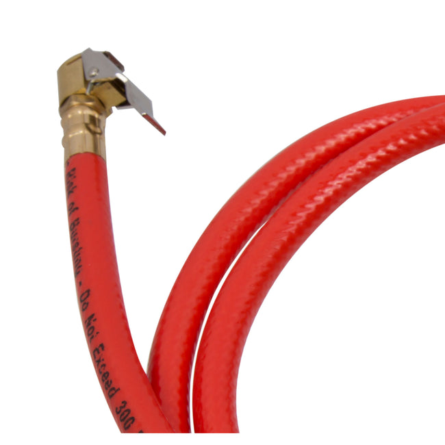 56-Inch Replacement 1/4-Inch ID Hose Whip with 1/2-Inch Male NPT Fitting and Clip-On Chuck