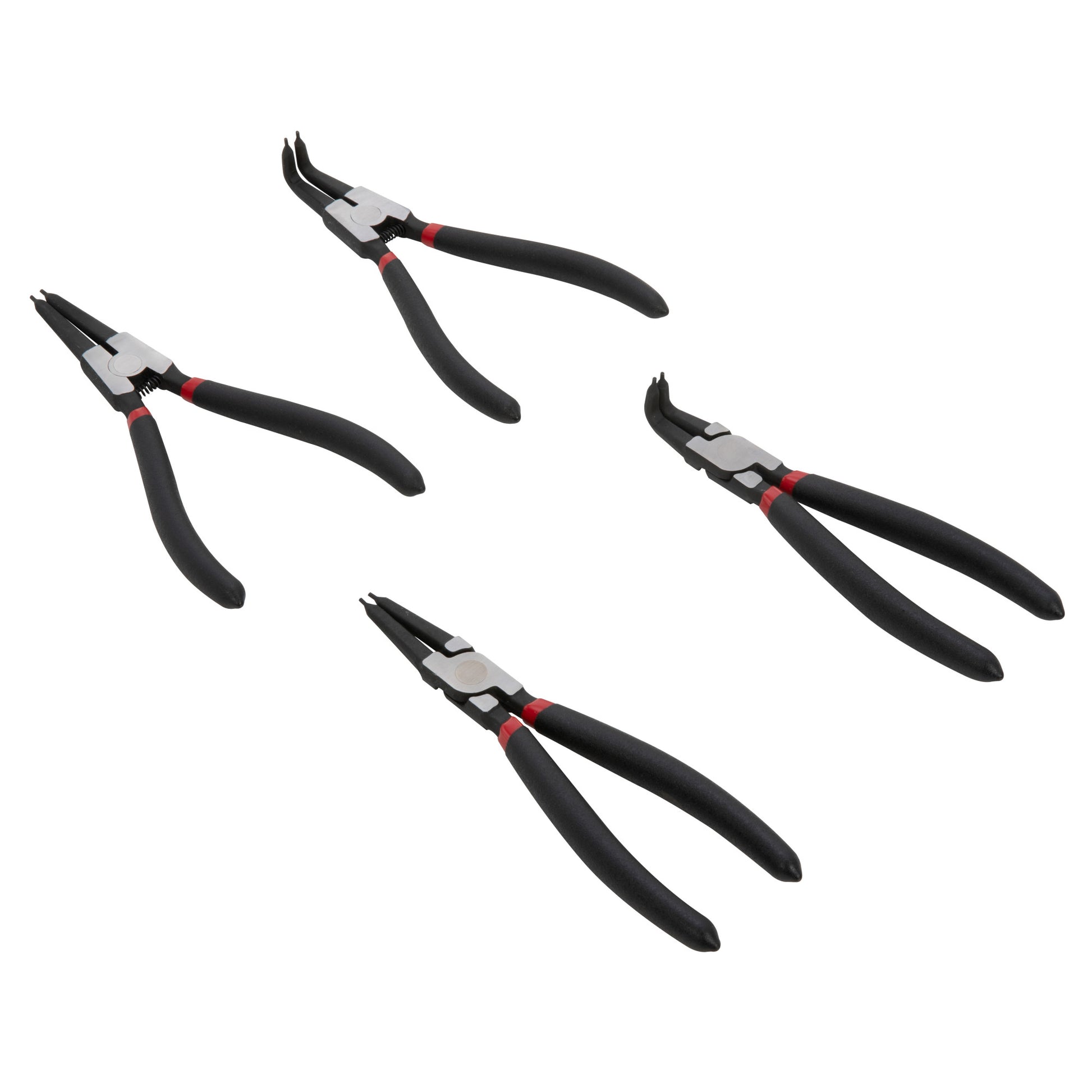 CRAFTSMAN Snap Ring Plier Set, 4-Pack, 7 inch, Straight and Curved