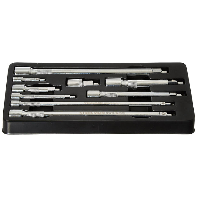 9-Piece Magnetic Extension Bar Set 1/4, 3/8, and 1/2-in Drive