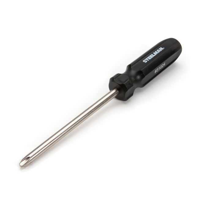 PH4 x 6-inch Phillips Tip Screwdriver with Fluted Handle