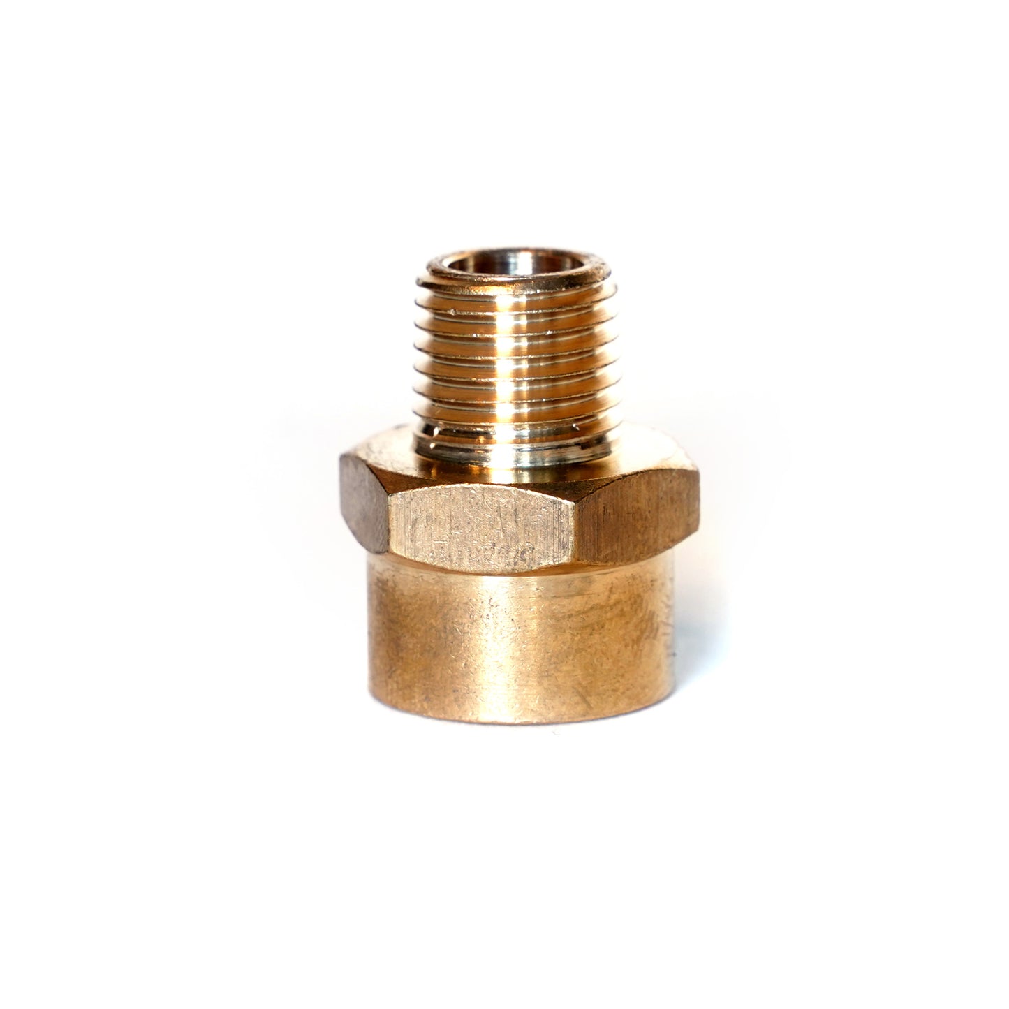 3/8-inch Male to 1/4-inch Male NPT Brass Reducer