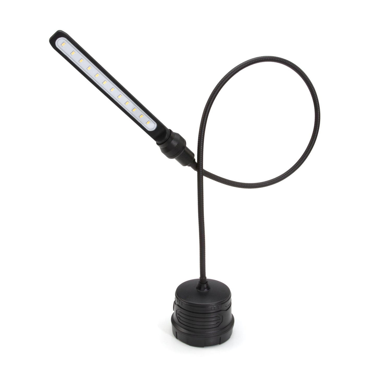 Rechargeable 280-Lumen Slim Bar LED Light with 32-inch Gooseneck and Magnetic Base