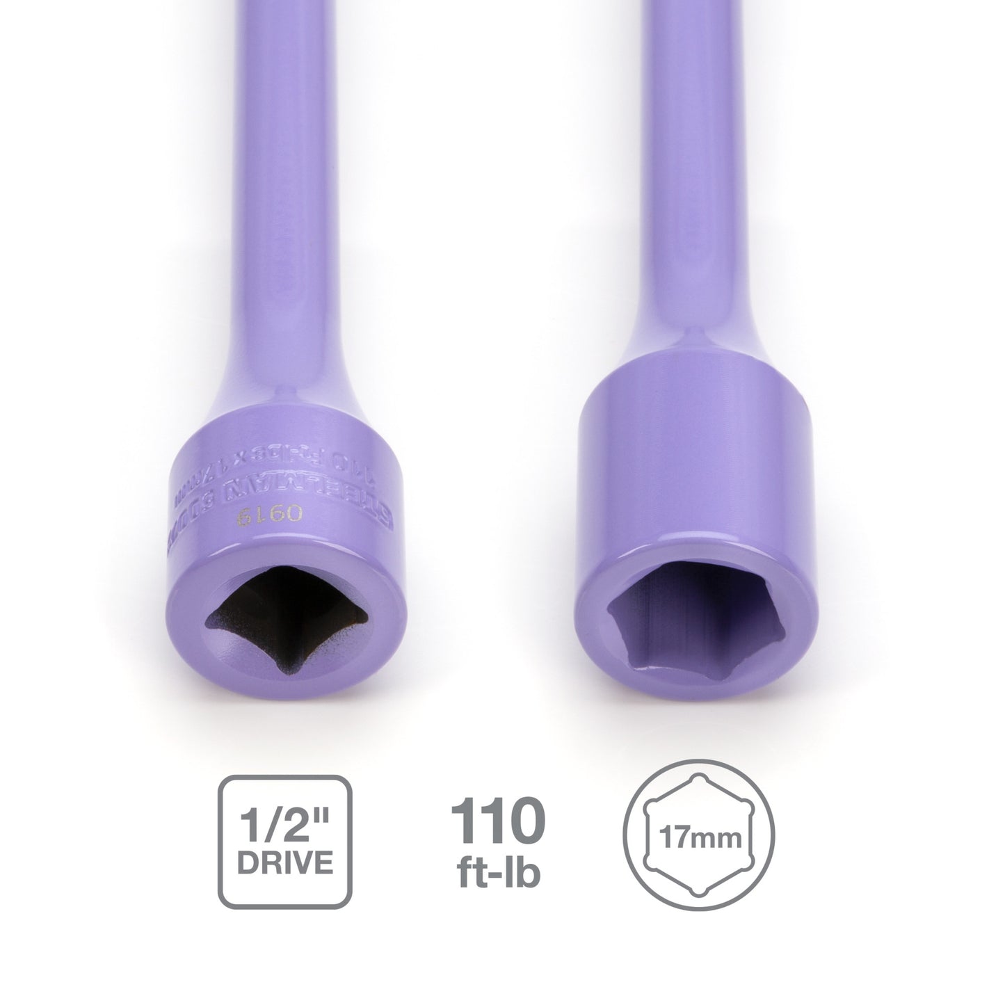 1/2-inch Drive x 17mm 110 ft-lb Torque Stick- Light Purple