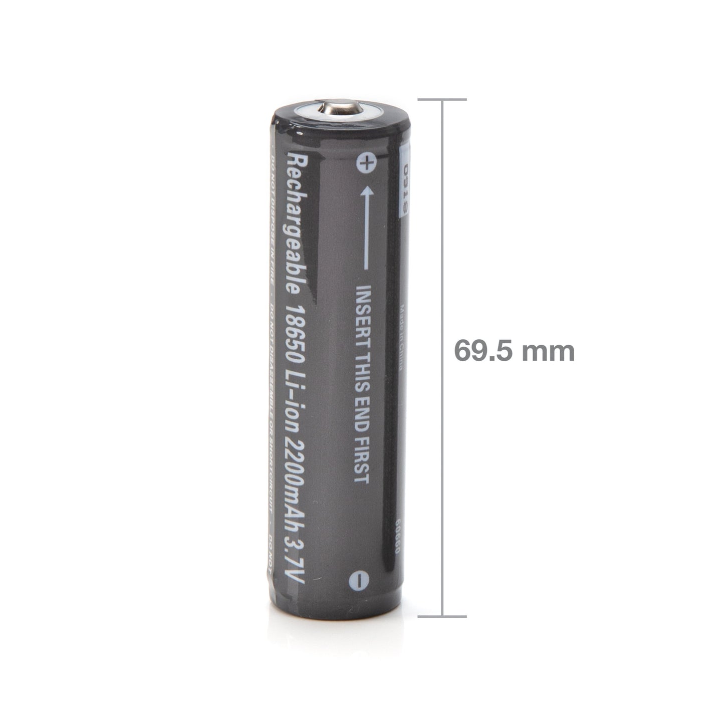 Rechargeable 18650 Li-Ion 3.7V 2200mAh Replacement Battery