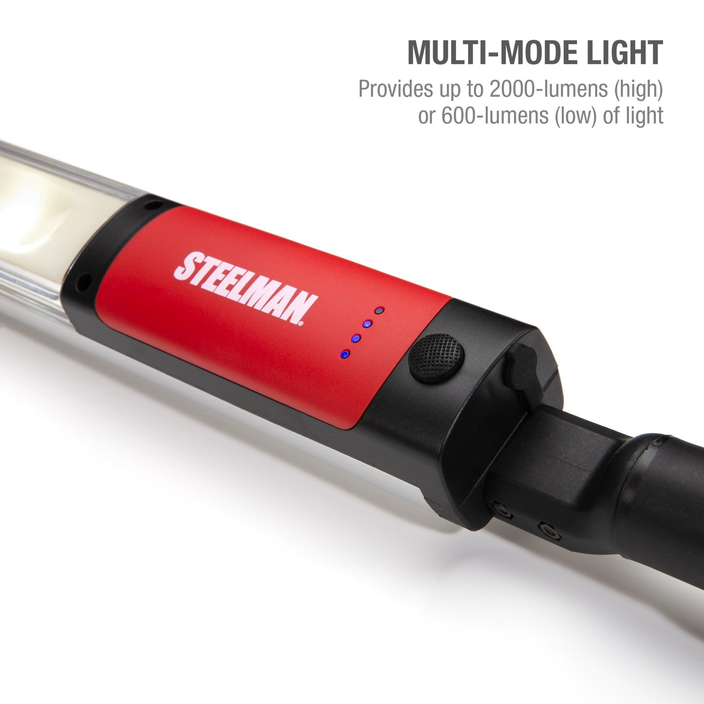 Rechargeable 2000-Lumen COB LED Under-Hood Service Light