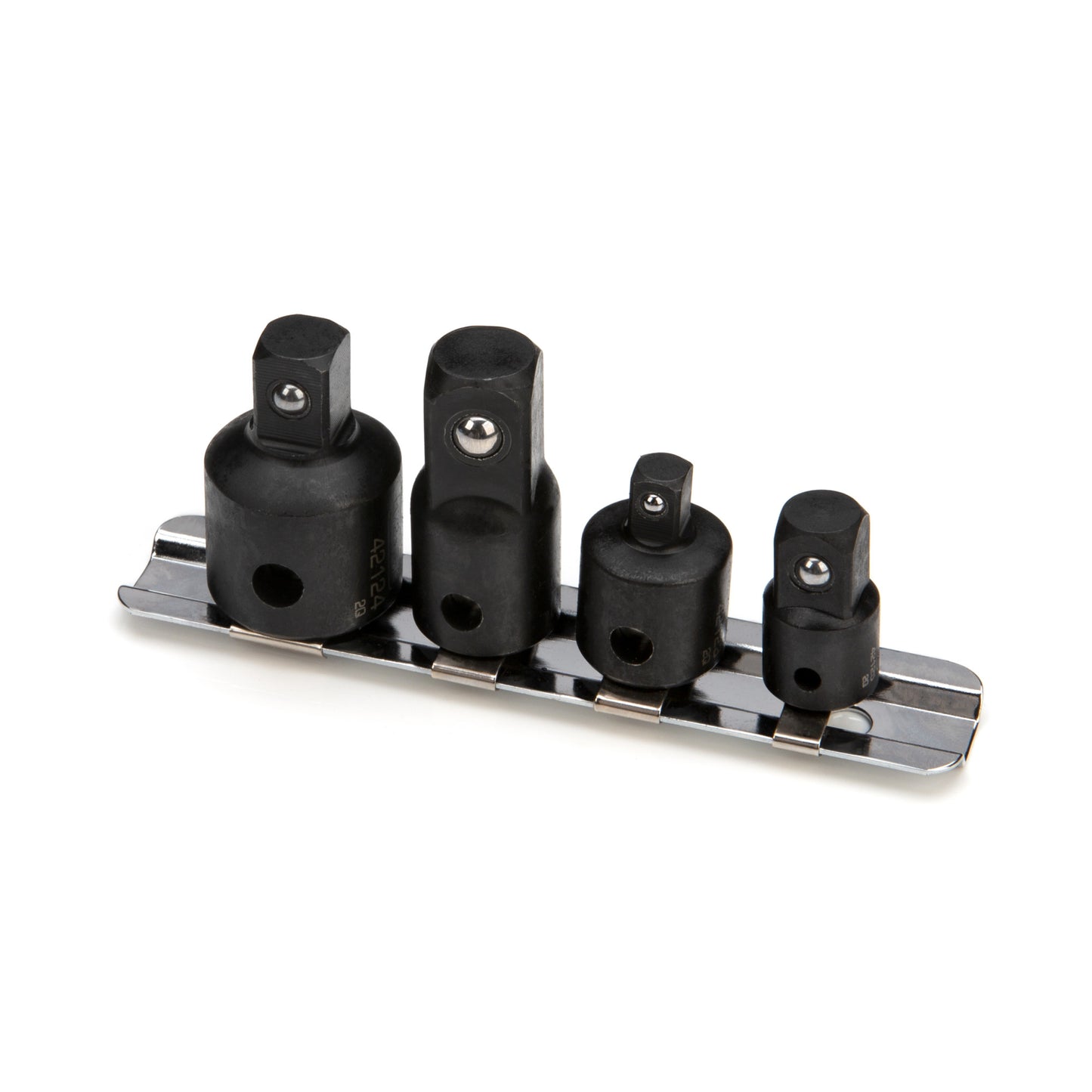 4-Piece Impact Adapter and Reducer Set, 1/4-Inch, 3/8-Inch, and 1/2-Inch Drive Sizes