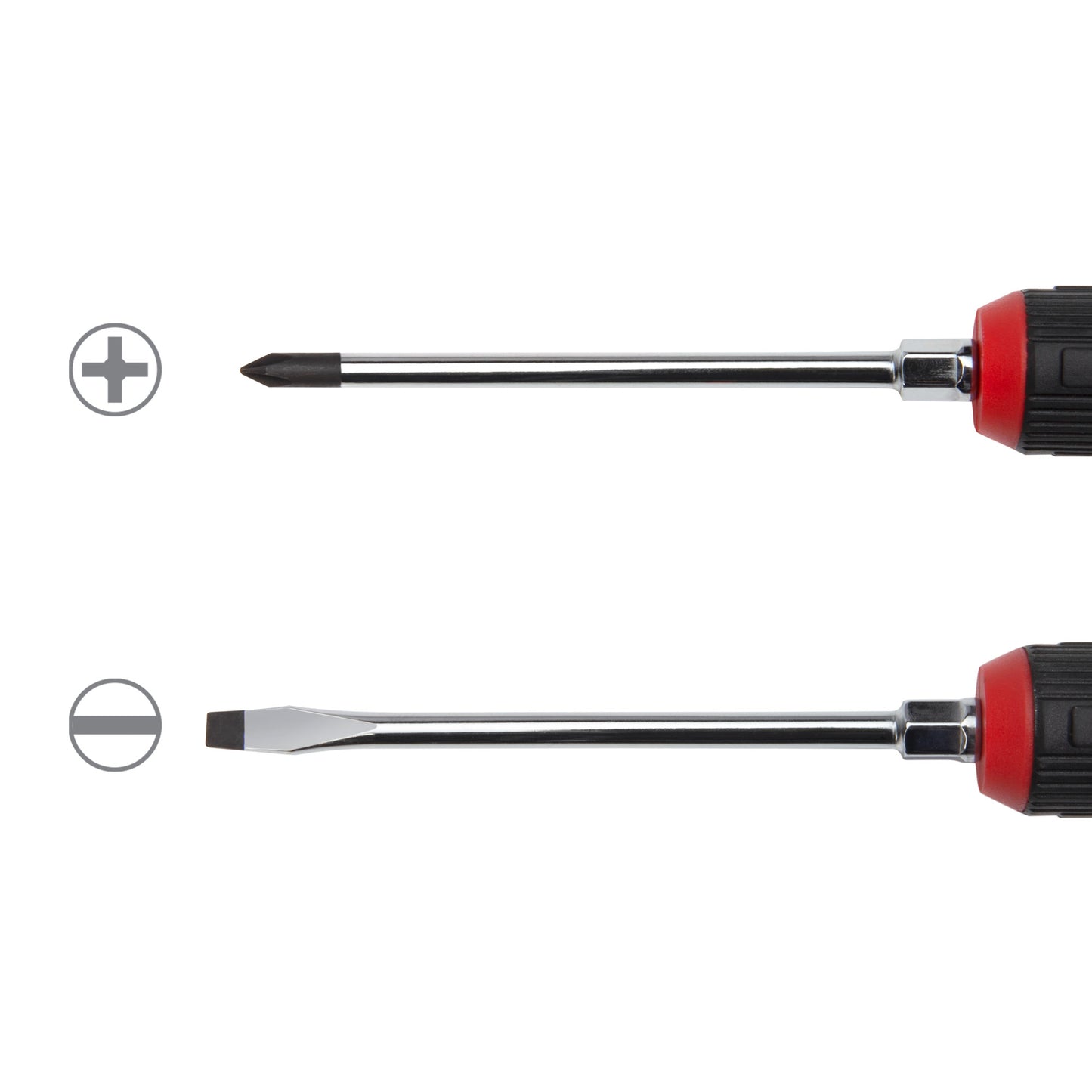 4-Piece Comfort Grip Phillips and Slotted Screwdriver Set