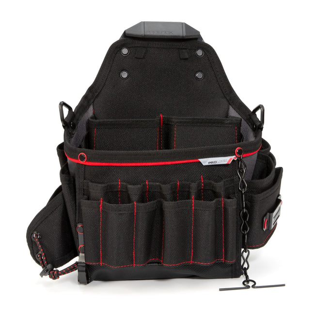26-Compartment Electrician Pouch with Tape Chain