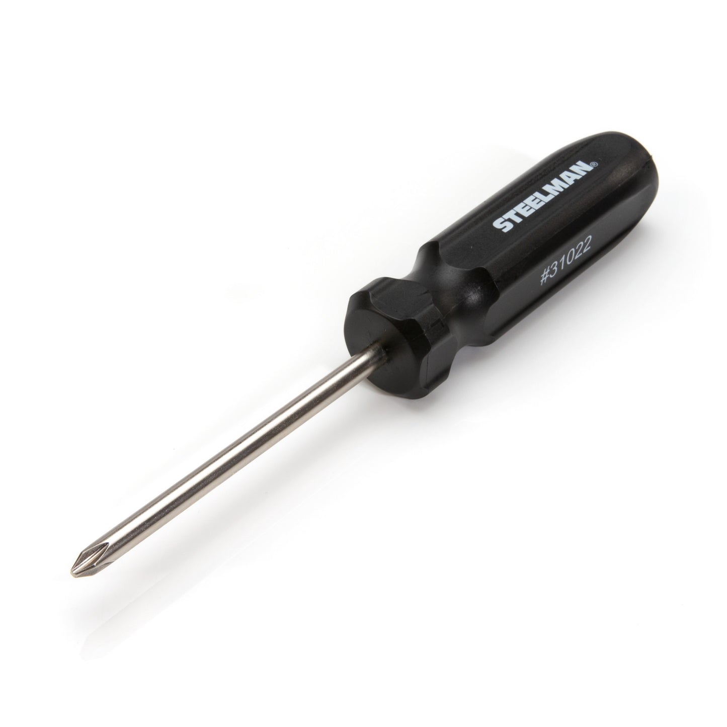 PH2 x 4-inch Phillips Tip Screwdriver with Fluted Handle