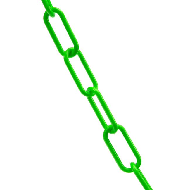 100-Foot Green Plastic Safety Barrier Marker Chain