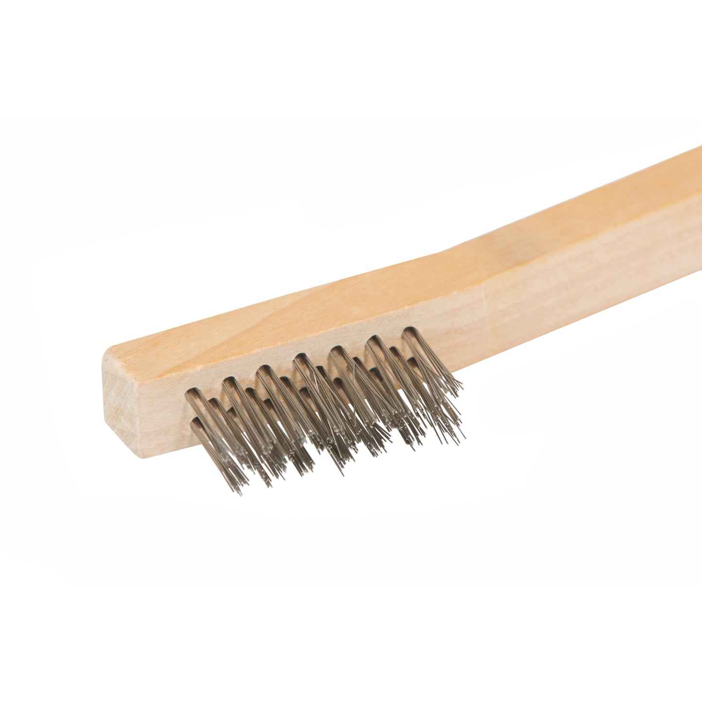 Stainless Steel 800-Bristle Count Wire Brush with Wood Handle, 5-Pack
