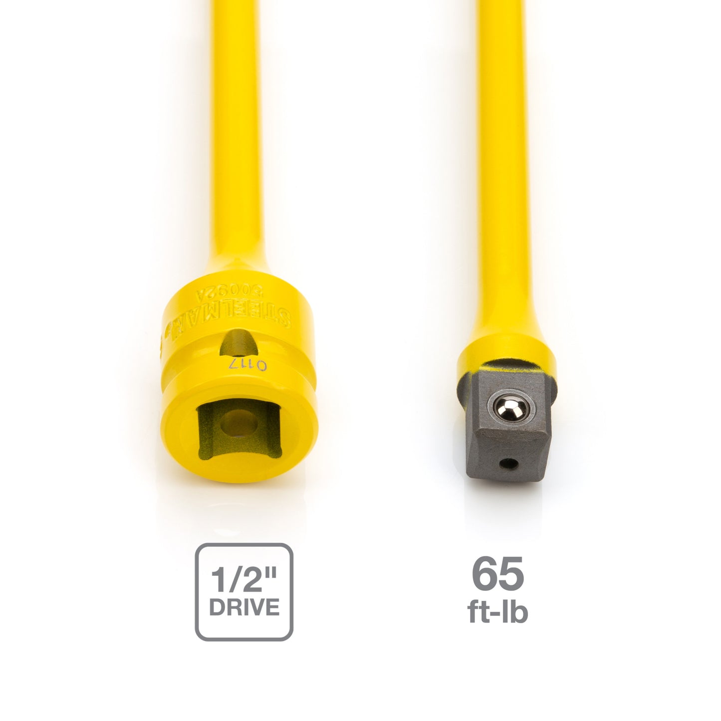 1/2-inch Drive 65 ft-lb Torque Extension - Yellow