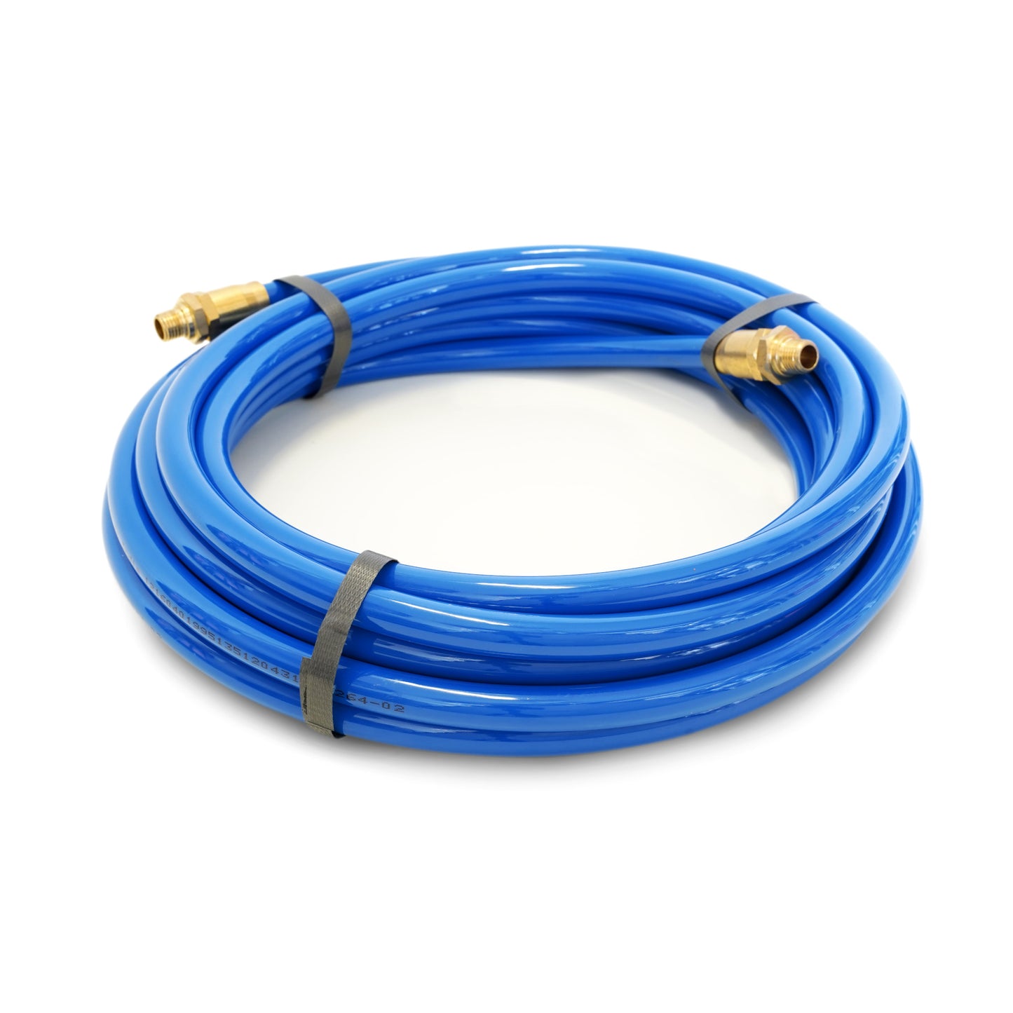 25-Foot 3/8-Inch ID Air Hose with Reuseable 1/4-Inch NPT Brass Fittings