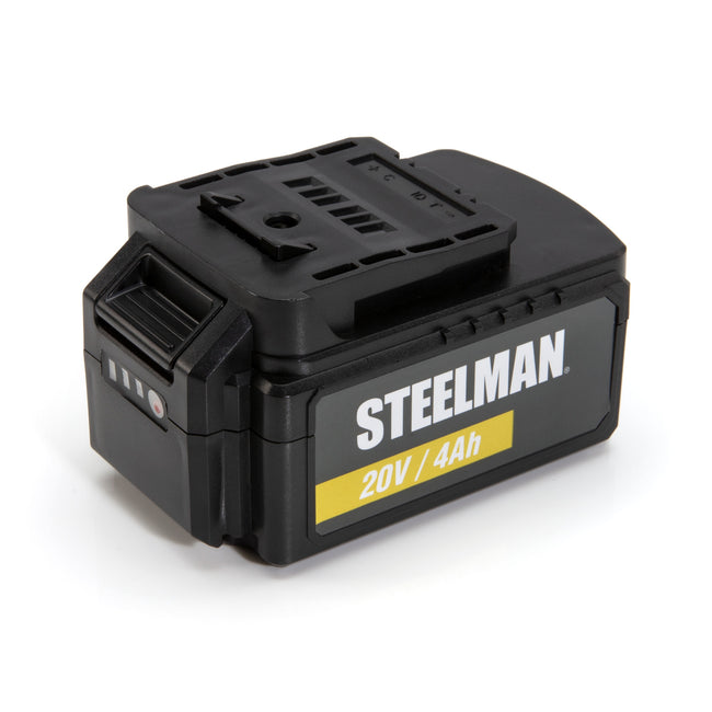 Steelman 20V Cordless 160 Max PSI Tire Inflator with 19-inch Braided Hose