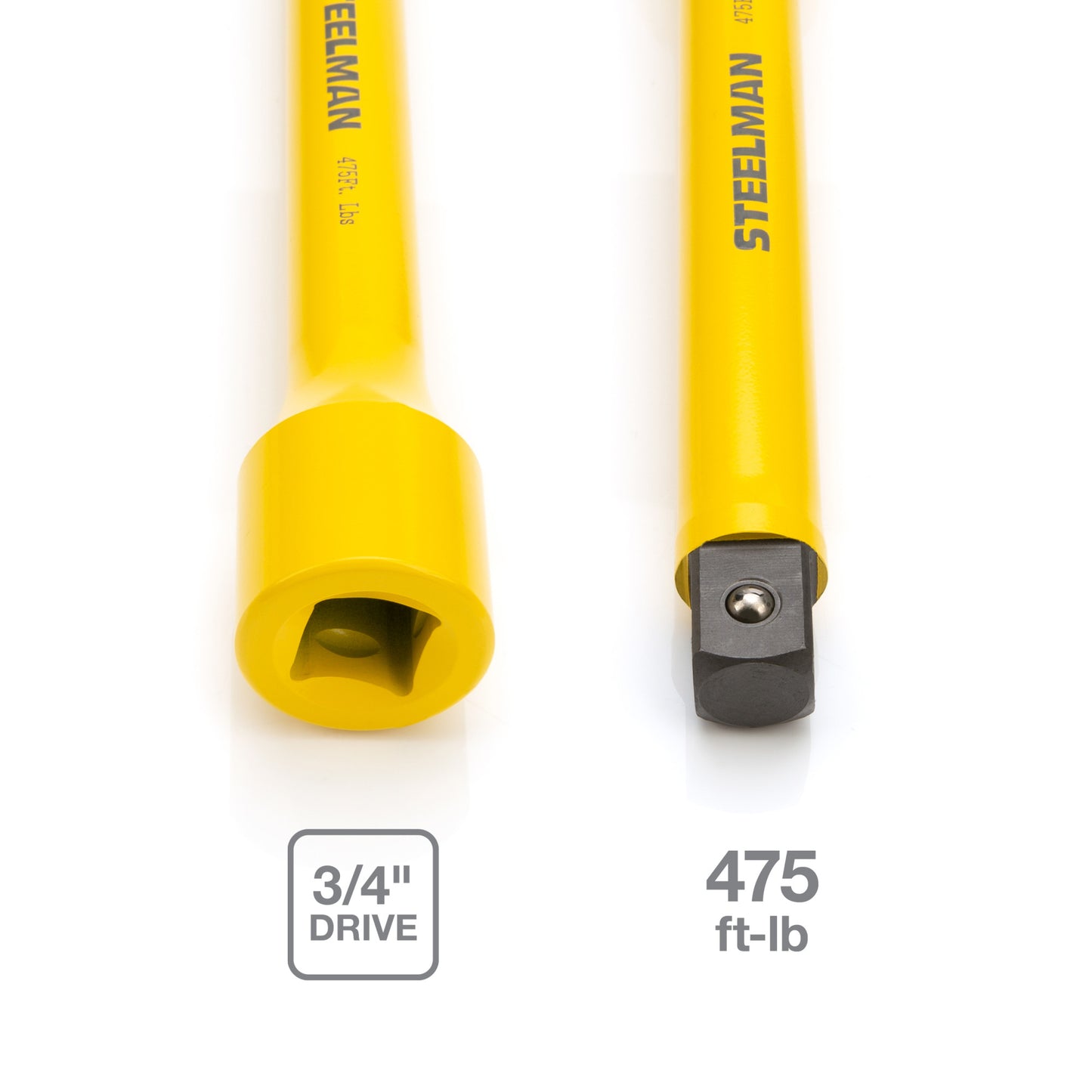 3/4-inch Drive 475 ft-lb Torque Extension- Yellow